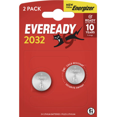 Eveready Knopfzelle CR 2032 3 V 2 St.   E304439500