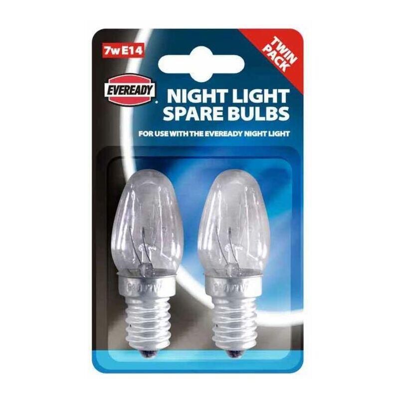 Eveready Night Light Spare Bulbs E14 Twin Pack - S1067