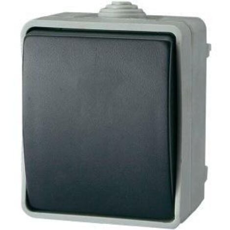 GAO EverFlourish Wechselschalter IP 54 AP Schalter Taster Aufputz Feuchtraum