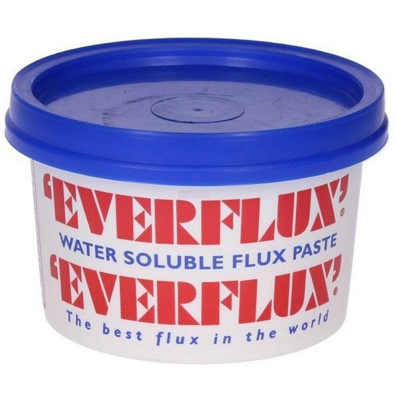 Wisemans Everflux Soldering Flux Paste Water Soluble 250ml Tub WRAS Approved