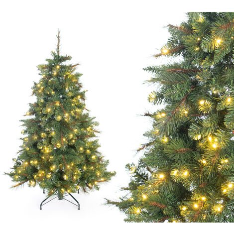 Evergreen Künstlicher Weihnachtsbaum Mesa Fichte LED  Grün