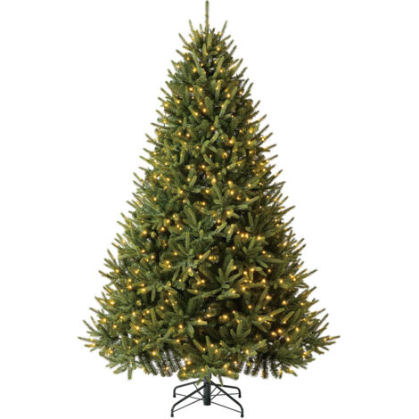 Evergreen Künstlicher Weihnachtsbaum Richmond Tanne LED  Grün
