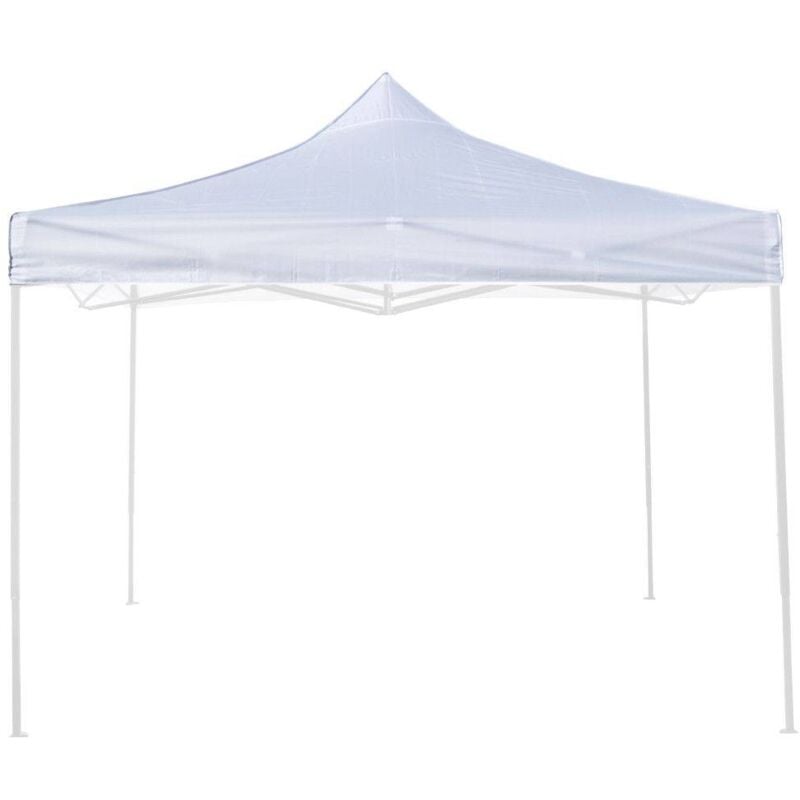 Tôle de toit imperméable blanche 3X3 m pour remplacement de tonnelle pliable