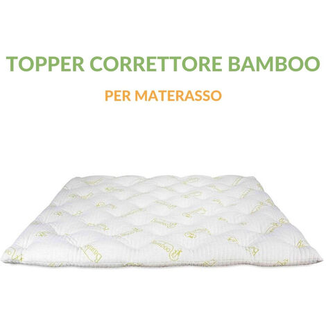 Proteggi materasso copri materasso trapuntato matrimoniale 140 x 200 cm  cotone japara bianco Almanzor