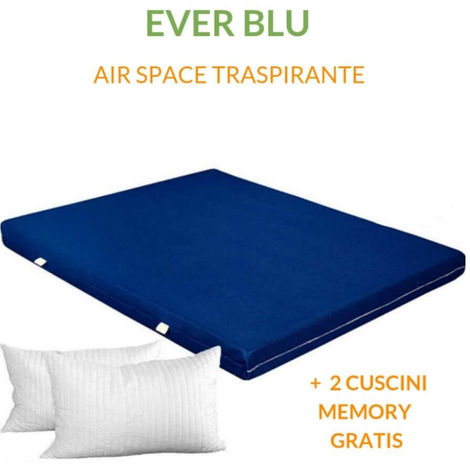 EVERGREENWEB - Materasso Singolo 85x195 in Waterfoam Ecologico Alto 10 cm  ideale per Letto Singolo, Divano Letto o Brandina Pieghevole, Ortopedico  con