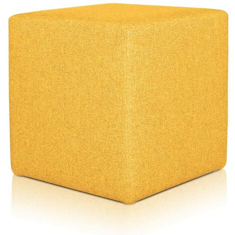 EVERGREENWEB Pouf poggiapiedi 63x63 cm per Divano Sgabello Cubo