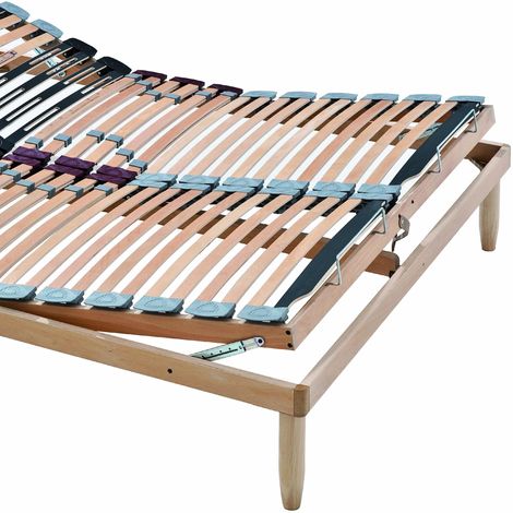 Nuvola™ - Rete Letto Singolo 80x200 con Doghe in Legno - Ortopedica, con 4  Piedi Smontabili - Struttura