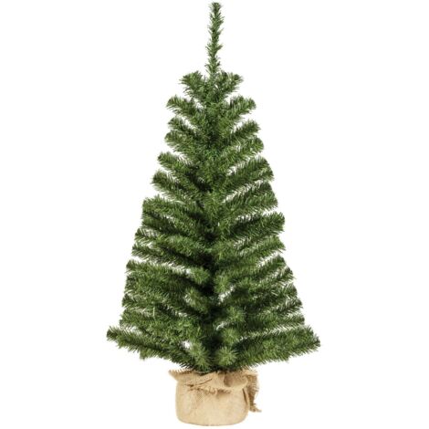 Everlands  Albero di Natale Jute Bag 90 cm, Diametro 46 cm