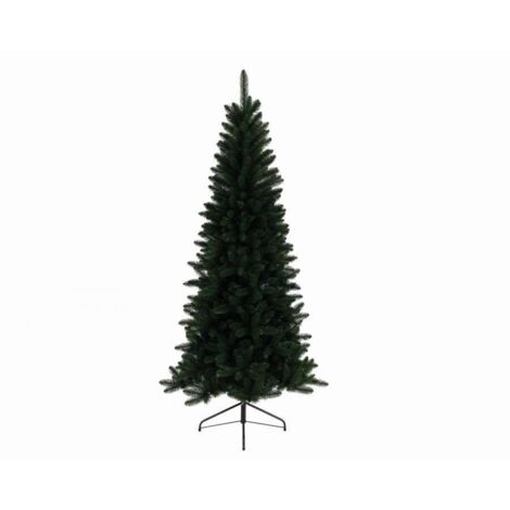Everlands Albero di Natale Slim 180 cm Verde - con Piedi in Metallo