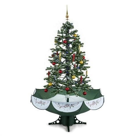 Everwhite Sapin de Noël Simulation chute de neige 180cm LED -vert