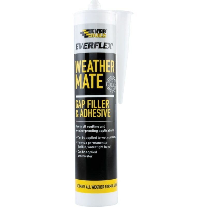 Everbuild - C3 Weather Mate Black Sealant - 310ml - Black