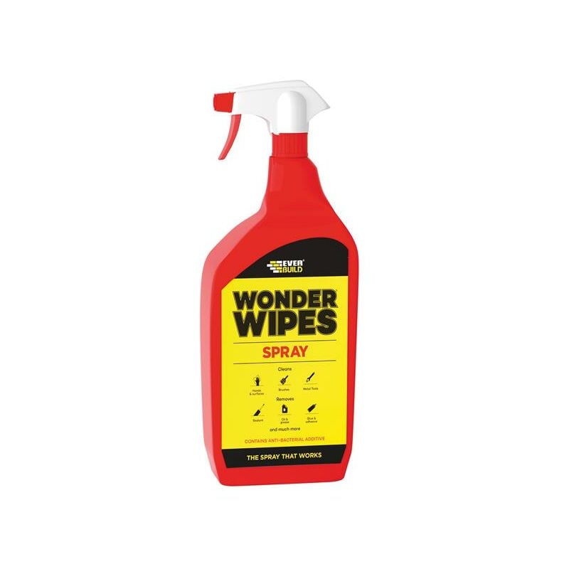 Everbuild - wipespray Multi-Use Wonder Wipes Spray 1 litre evbwipespray