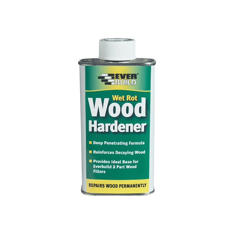 Everbuild - WOODHARD2 Wet Rot Wood Hardener 250ml EVBWOODHARD2