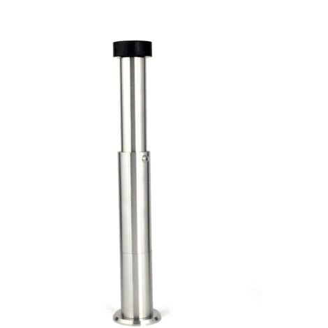 EVI Herrajes  Fermaporta Pour Mur regolabile  88-160 mm  Gomma Nera  Acciaio Inox  Finitura Opaca  Compresi utensile, vite + tassello di fissaggio  Mod. I-182K