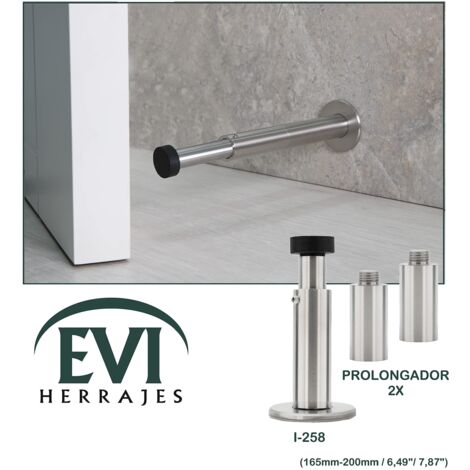 EVI HerrajesProlunga per fermo a parete regolabile I-258 Aggiungi 30 mm in più di Lunghezza Possibilità di aggiungere più extender in fila Acciaio inossidabile AISI 304 040258JPRO
