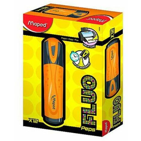 EVIDENZIATORE MAPED ARANCIO x12