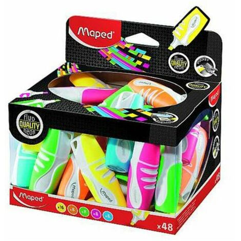 EVIDENZIATORI MAPED POCKET ASSORTITI x48