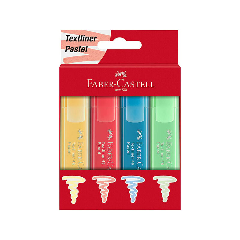 Image of Faber Castell - evidenziatori tl 46 pastel 4PZ