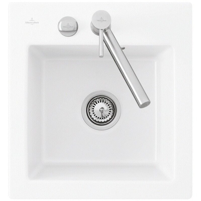 Villeroy&boch - Evier 1 bac sans egouttoir villeroy et boch Subway Pure xs 47,5 x 51 cm Blanc