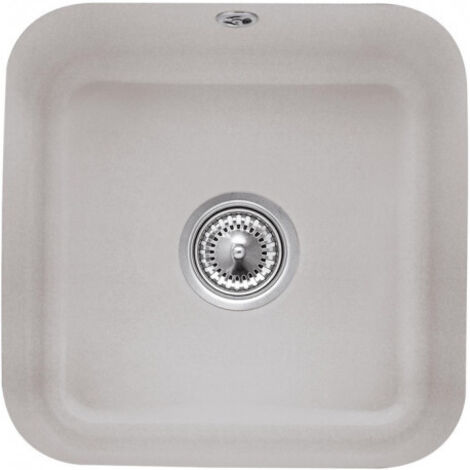 Evier 1 bac VILLEROY ET BOCH Cisterna 50 Timber CeramicPlus avec vidage manuel