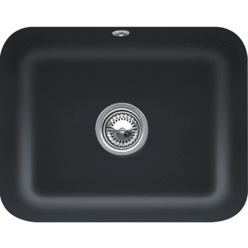 Villeroy&boch - Evier 1 bac Villeroy et Boch Cisterna 60C Pure Black CeramicPlus
