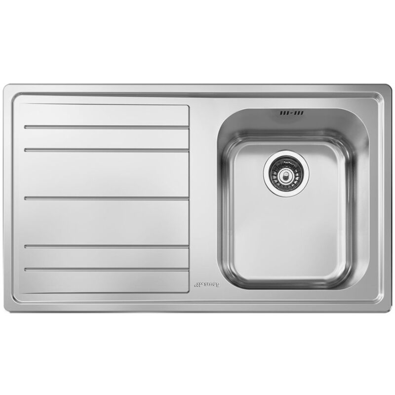 Vier 86x50 cm 1 cuve égouttoir à gauche