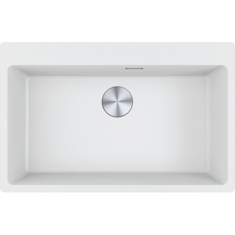 Franke - Cuve Maris Fragranit mrg 610-73 - Blanc Artic - Automatique - 780 x 500 x 200 mm (sous-meuble 80 cm)