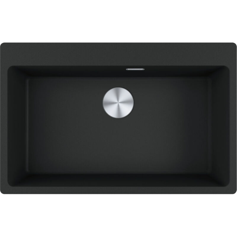 Franke - Cuve Maris Fragranit mrg 610-73 - Noir mat - Automatique - 780 x 500 x 200 mm (sous-meuble 80 cm)
