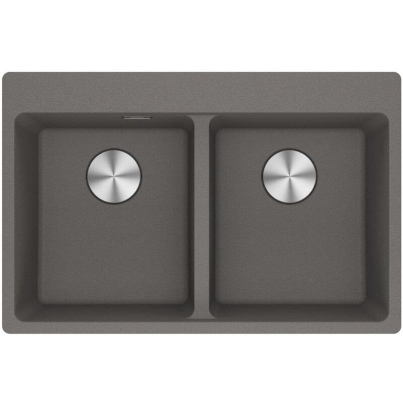 Evier Franke Maris Fragranit+ MRG620-34-34 - Gris Ardoise - Vidage : Automatique