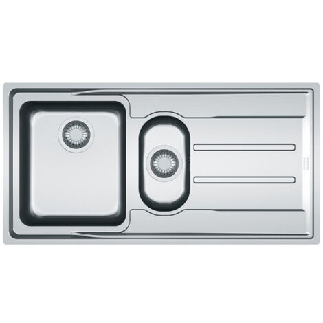 Evier à encastrer 51.4cm inox avec siphon - Franke - 758005