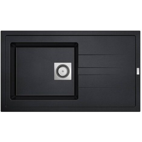 CAREA - Évier Granit ARCOS 1 cuve - Couleur - Noir - Noir
