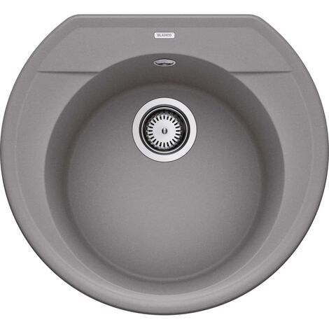 Evier Blanco Rondoval 45 Silgranit - Alumetallic - Vidage : Automatique