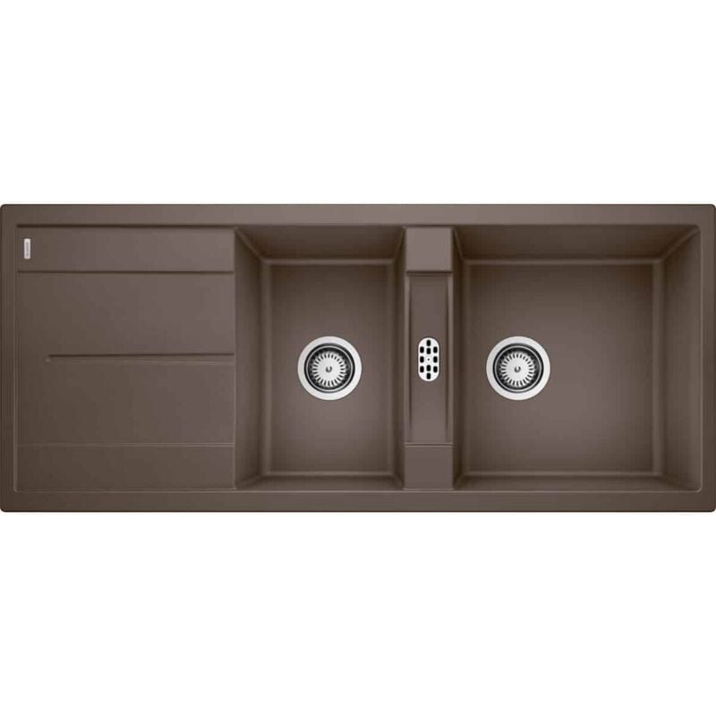 Blanco - Evier Metra 8S Silgranit - cafe - Vidage : Manuel