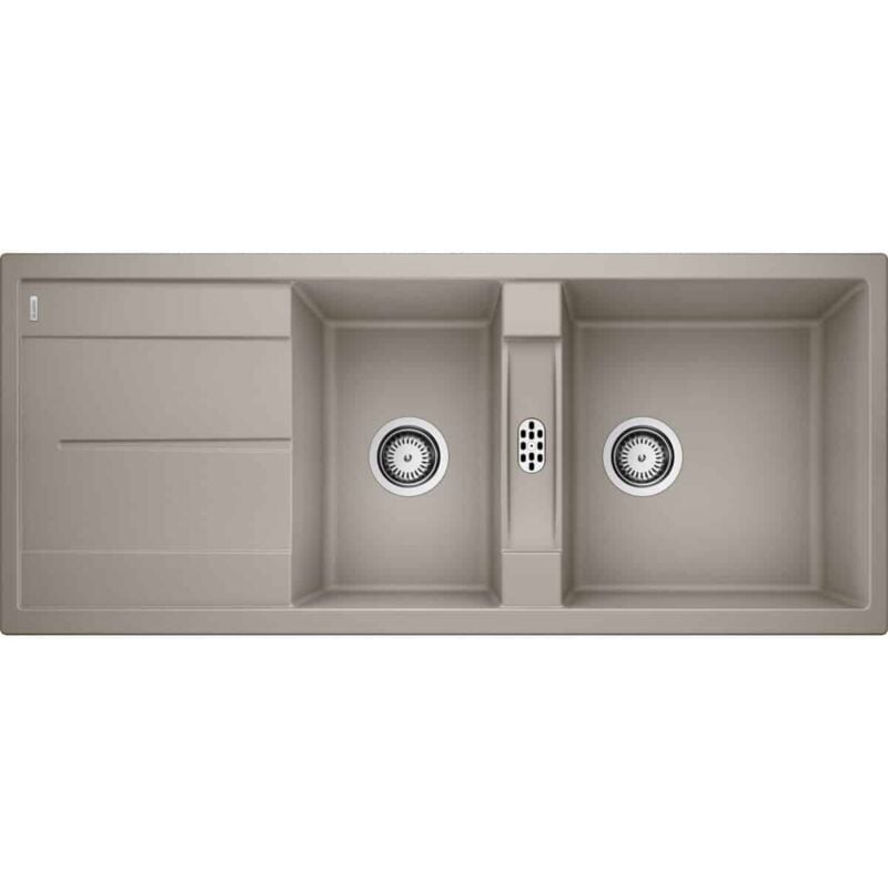 Blanco - Evier Metra 8S Silgranit - tartufo - Vidage : Manuel