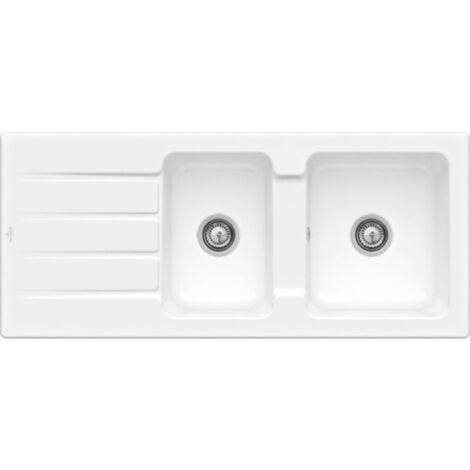Evier Architectura VILLEROY ET BOCH  80 116 x 51 cm Blanc sans vidage