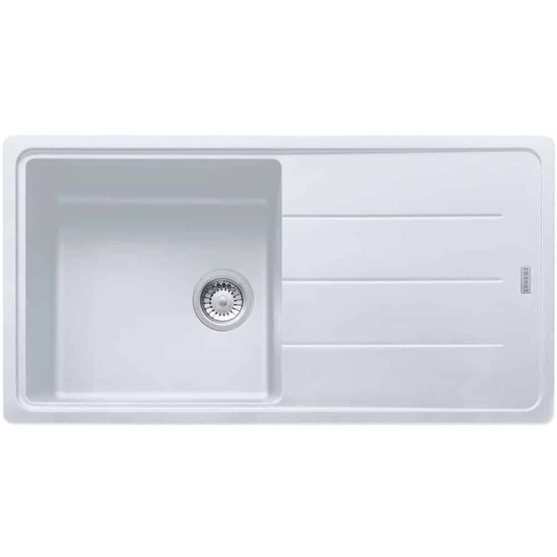 Evier Franke Basis Fragranit+ BFG611-97 - Blanc Artic (moucheté)