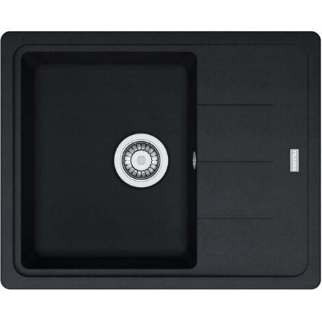 Évier Basis Fragranit BFG 611-62 - onyx - manuel - 620 x 500 x 200 mm (sous-meuble 45 cm) - Franke