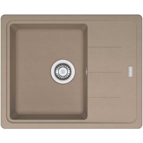Évier Basis Fragranit BFG 611-62 - oyster - manuel - 620 x 500 x 200 mm (sous-meuble 45 cm) - Franke