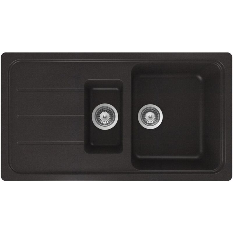 Js Schock - Evier de cuisine Berlin 1.5 Cuves EV 2611 Nera*