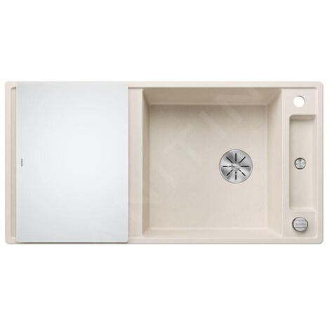 Evier Blanco Axia III XL 6S Silgranit - BLANC SOFT - Accessoire : Planche en verre