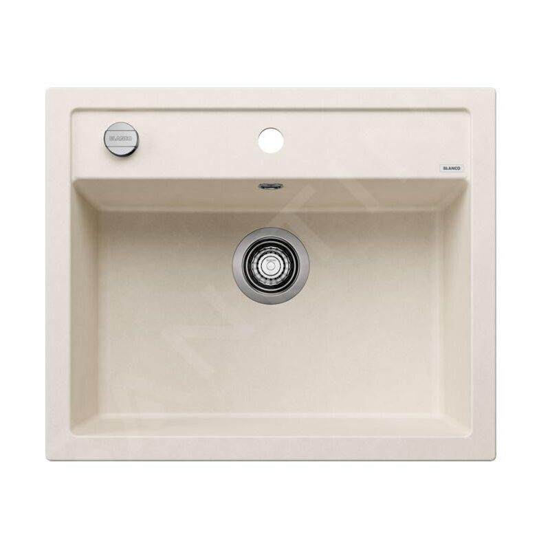 Blanco - Dalago 6 - Évier en Silgranit, 615x510 mm, avec commande du vidage, blanc doux 527063