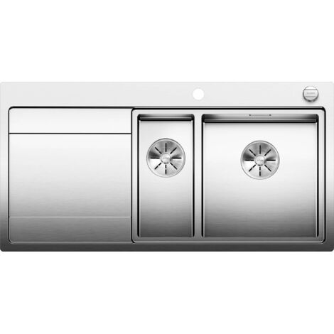 Evier Blanco Divon II 6 S-IF Inox - 000000 - Egouttoir A gauche