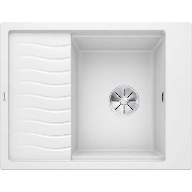 Evier Blanco Elon 45S Silgranit - BLANC - Vidage : Manuel