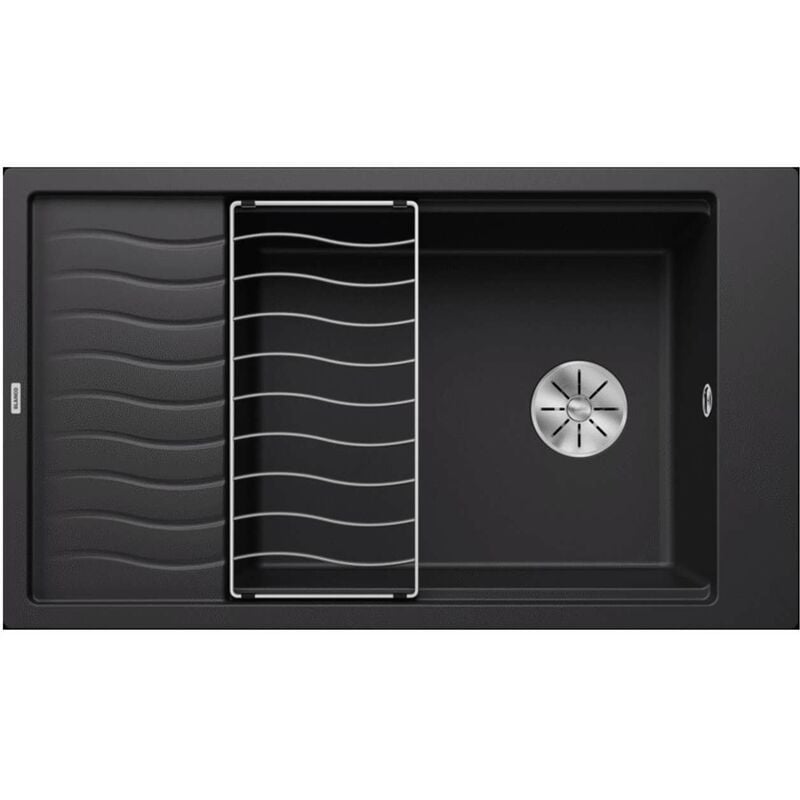 Blanco Elon XL 8 - Évier en silgranit, 86x50 cm, avec accessoires, noir 525886