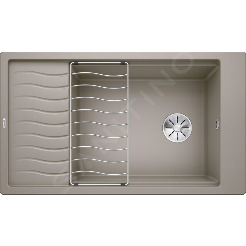 Blanco - Elon xl 8 - Évier en silgranite, 860x500 mm, avec accessoires, InFino, tartufo 524867