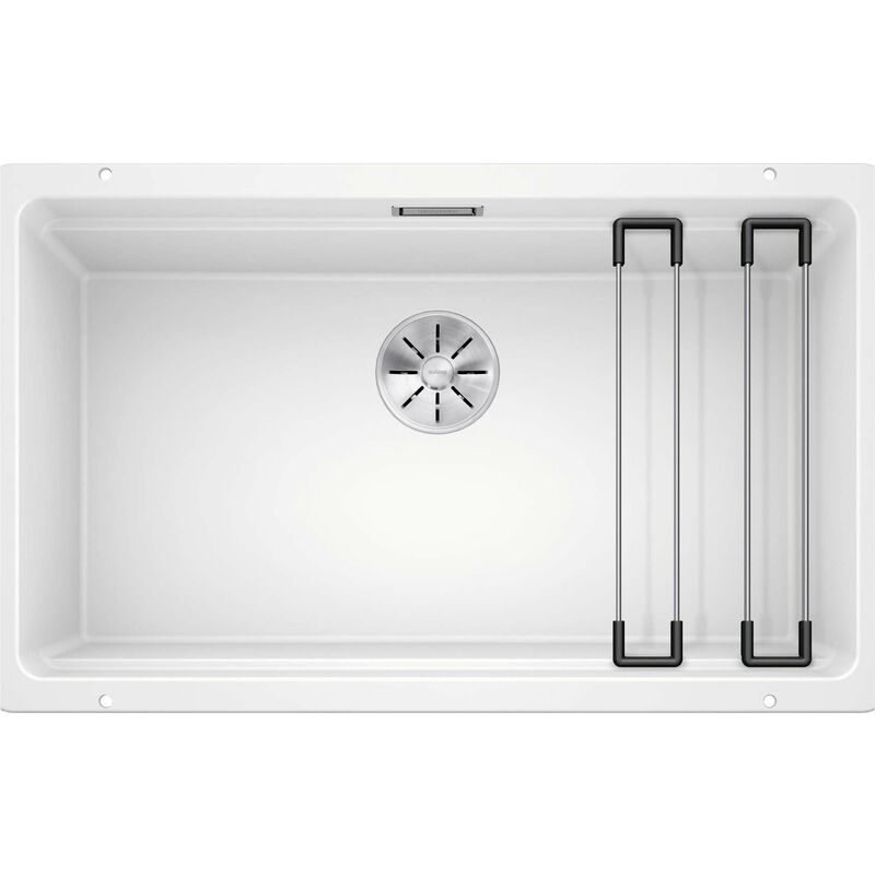 Blanco - Etagon 700 - Évier en silgranite, 73x46 cm, avec rails, blanc 525171