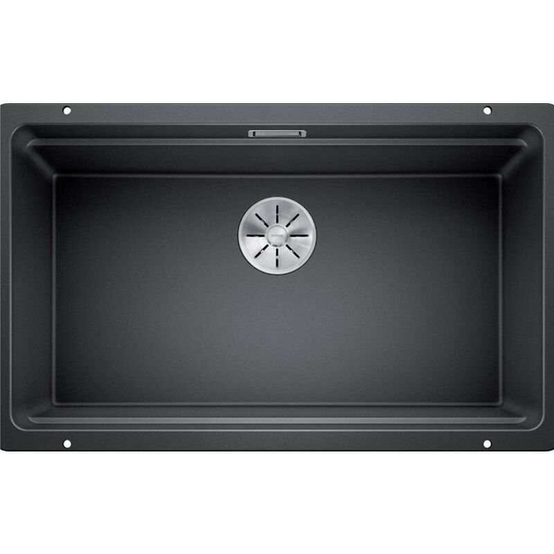 Etagon 700 - Évier en silgranit, 73x46 cm, avec rails, noir 525891 - Blanco