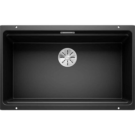 BLANCO ETAGON 700-U – Évier de Cuisine en Granit pour Meubles Bas de 80 cm de Large – Sous Plan – SILGRANIT