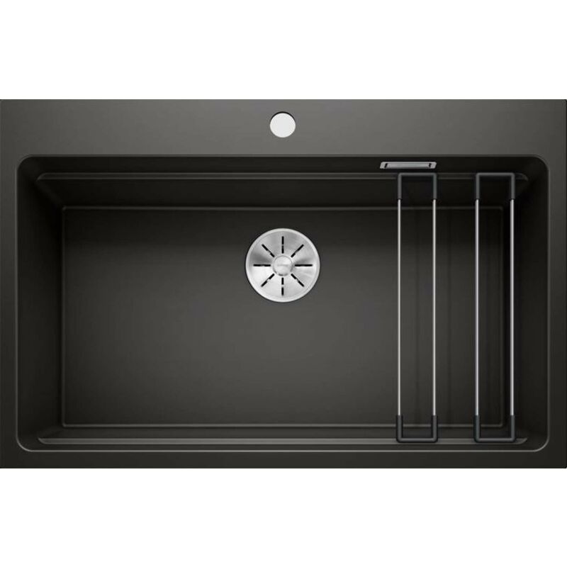 Blanco - Etagon 8 - Évier en silgranit, 78x51 cm, avec rails, noir 525893