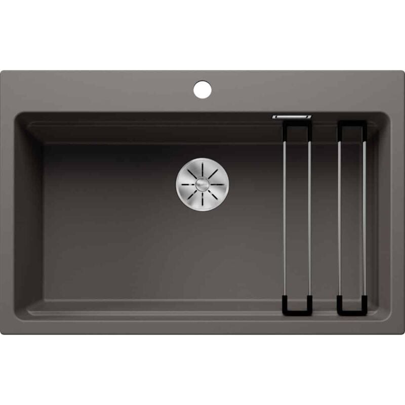 Evier Blanco Etagon 8 Silgranit - GRIS VOLCAN - Vidage : Manuel